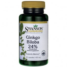   Swanson Ginkgo Biloba Extract 60 mg 120 caps