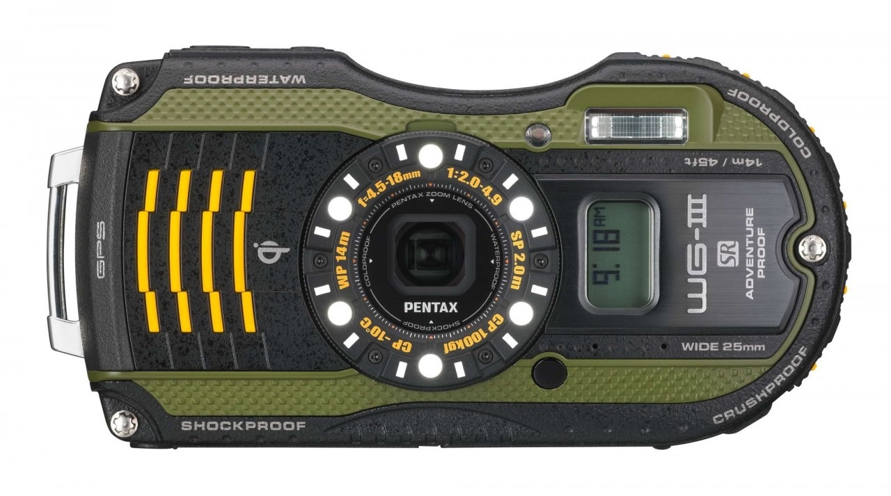 Pentax Optio WG-3 GPS Black-Green - зображення 1