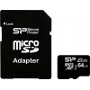 Silicon Power 64 GB microSDXC UHS-I Elite + SD adapter SP064GBSTXBU1V10-SP - зображення 1