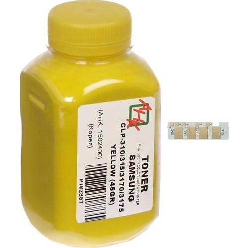 AHK Тонер и Чип для принтера 45г Yellow (1500242) - зображення 1