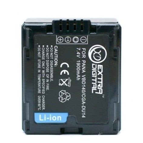 ExtraDigital Аккумулятор для Panasonic CGA-DU14 - BDP2550 - зображення 1