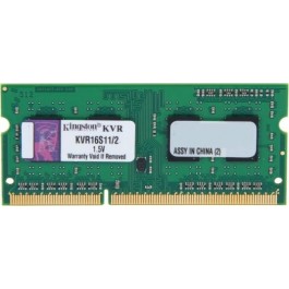 Kingston 2 GB SO-DIMM DDR3 1600 MHz (KVR16S11/2)