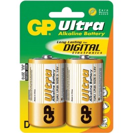 GP Batteries D bat Alkaline 2шт Ultra Plus (13AUP-U2)