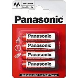 Panasonic AA bat Carbon-Zinc 4шт (R03UE/4PR)