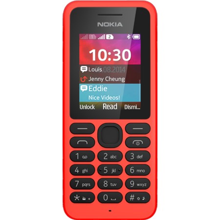 Nokia 130 Dual SIM (Red) - зображення 1