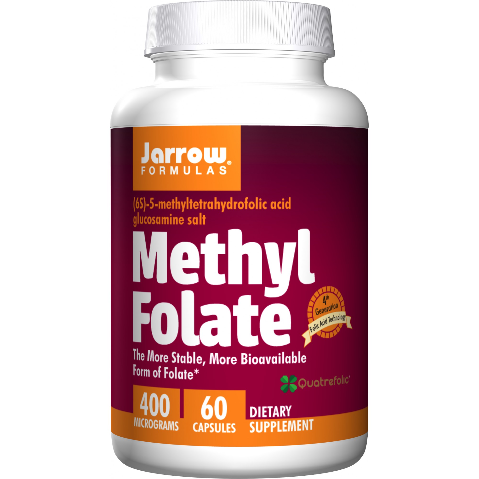 Jarrow Formulas Methyl Folate 400 mg 60 caps - зображення 1