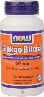 Now Ginkgo Biloba 60 mg 120 caps - зображення 1