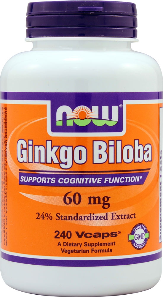 Now Ginkgo Biloba 60 mg 240 caps - зображення 1