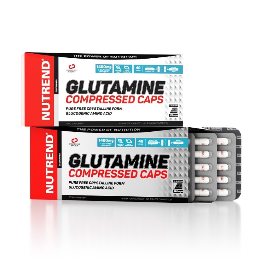 Nutrend Glutamine Compressed Caps 120 caps - зображення 1