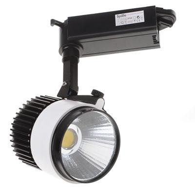 Brille Трековый светильник для дома LED-405/20W COB WH/BK (32-285) нейтральный свет - зображення 1