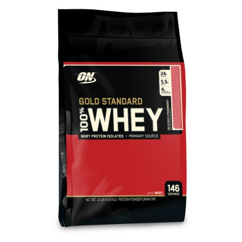 Optimum Nutrition 100% Whey Gold Standard 4540 g /146 servings/ Vanilla Ice Cream - зображення 1
