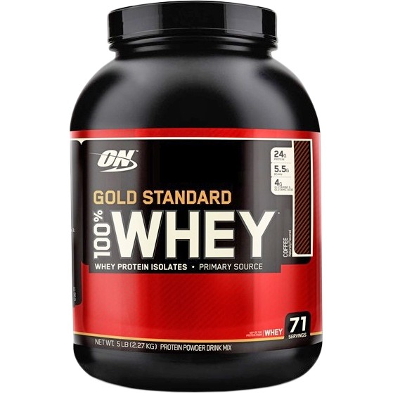 Optimum Nutrition 100% Whey Gold Standard 2270 g /72 servings/ Vanilla Ice Cream - зображення 1