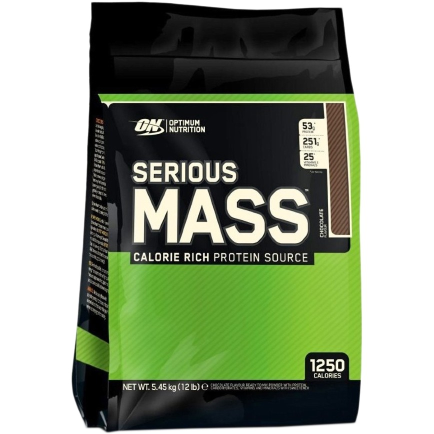 Optimum Nutrition Serious Mass 5455 g /16 servings/ Strawberry - зображення 1