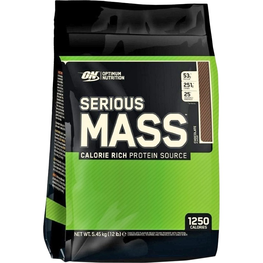Optimum Nutrition Serious Mass 5455 g /16 servings/ Chocolate - зображення 1