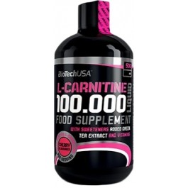 BiotechUSA L-Carnitine 100.000 Liquid 500 ml /50 servings/ Cherry