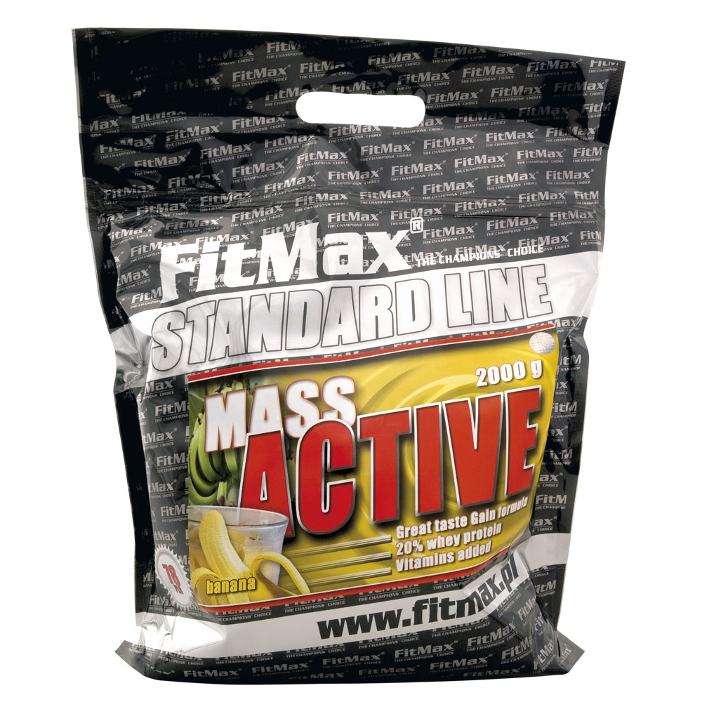 FitMax Mass Active 2000 g /40 servings/ Wild Strawberry - зображення 1