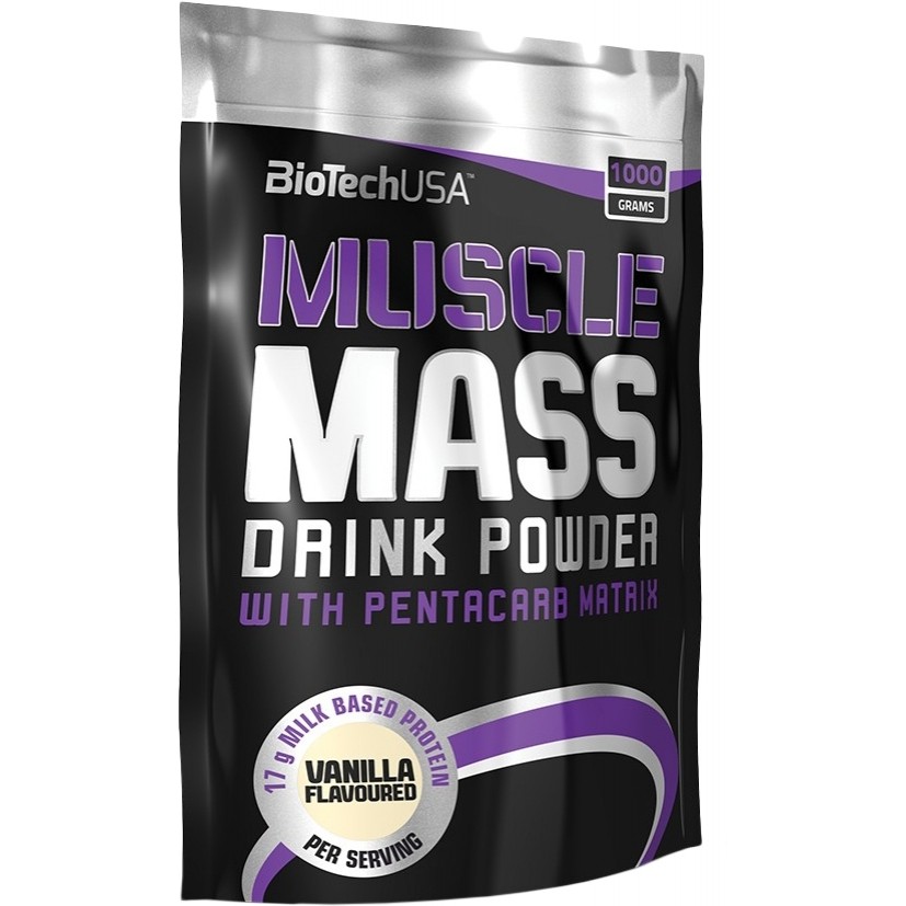 BiotechUSA Muscle Mass 1000 g /14 servings/ Vanilla - зображення 1