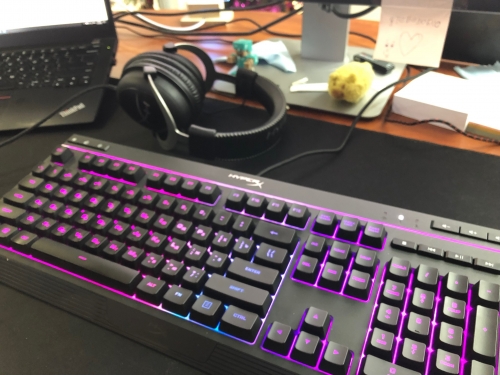 Фото Клавіатура HyperX Alloy Core RGB Gaming Keyboard USB Black (HX-KB5ME2-RU, 4P4F5AX) від користувача Treblab UA
