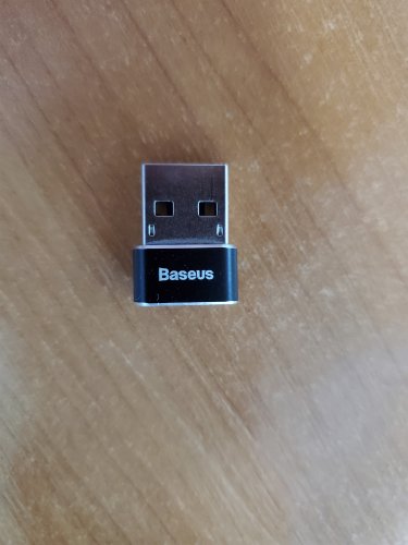 Фото Адаптер USB Type-C Baseus USB to USB-C Female Black (CAAOTG-01) від користувача Ironhide
