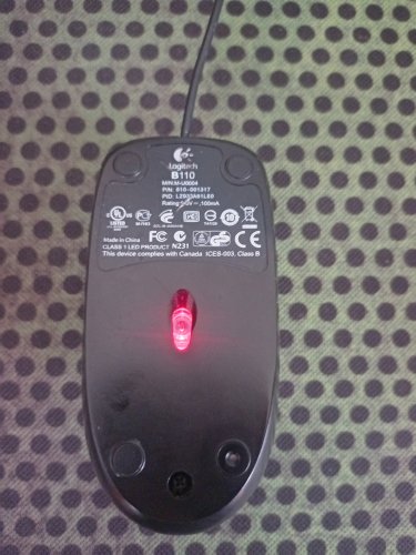 Фото Миша Logitech B110 Optical USB Mouse (910-005508) від користувача Григорій Піртахія