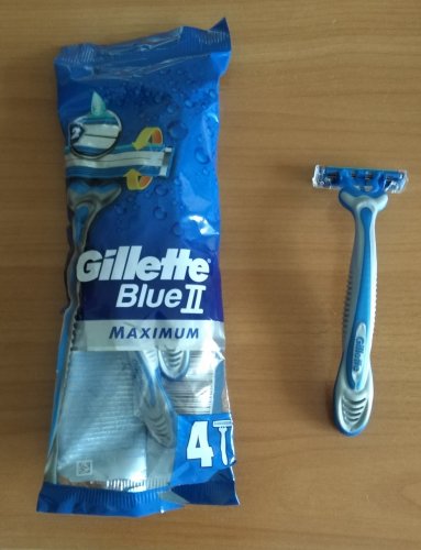 Фото  Gillette Бритва  одноразовая Blue 2 Max 4 шт (7702018956661) від користувача 