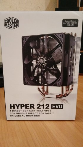 Фото Повітряне охолодження Cooler Master Hyper 212 EVO RR-212E-16PK-R1 від користувача Vitalli