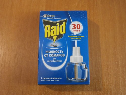 Фото Рідина для фумігатора Raid Жидкость от комаров 30 ночей (5010182991183) від користувача Дмитрий Ярмаш