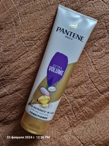 Фото  Pantene Pro-v Кондиціонер для волосся  Pro-V Додатковий об'єм 275 мл (8006540416778) від користувача 2364275