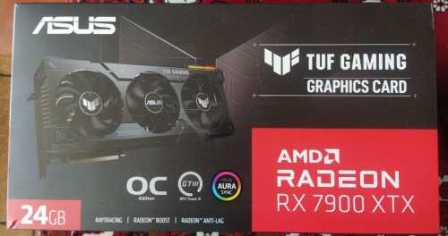 Фото Відеокарта ASUS TUF-RX7900XTX-O24G-GAMING від користувача Isolar