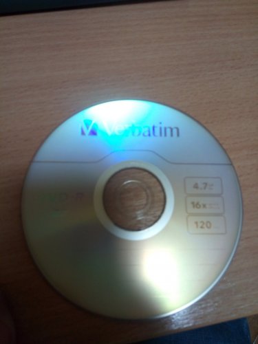 Фото Диск Verbatim DVD+R 4,7GB 16x Cake Box 10шт (43498) від користувача Саша Савченко