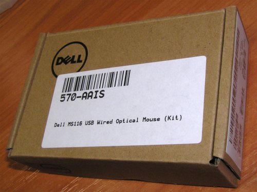 Фото Миша Dell MS116 USB Wired Optical Mouse Kit (570-AAIS) від користувача 339