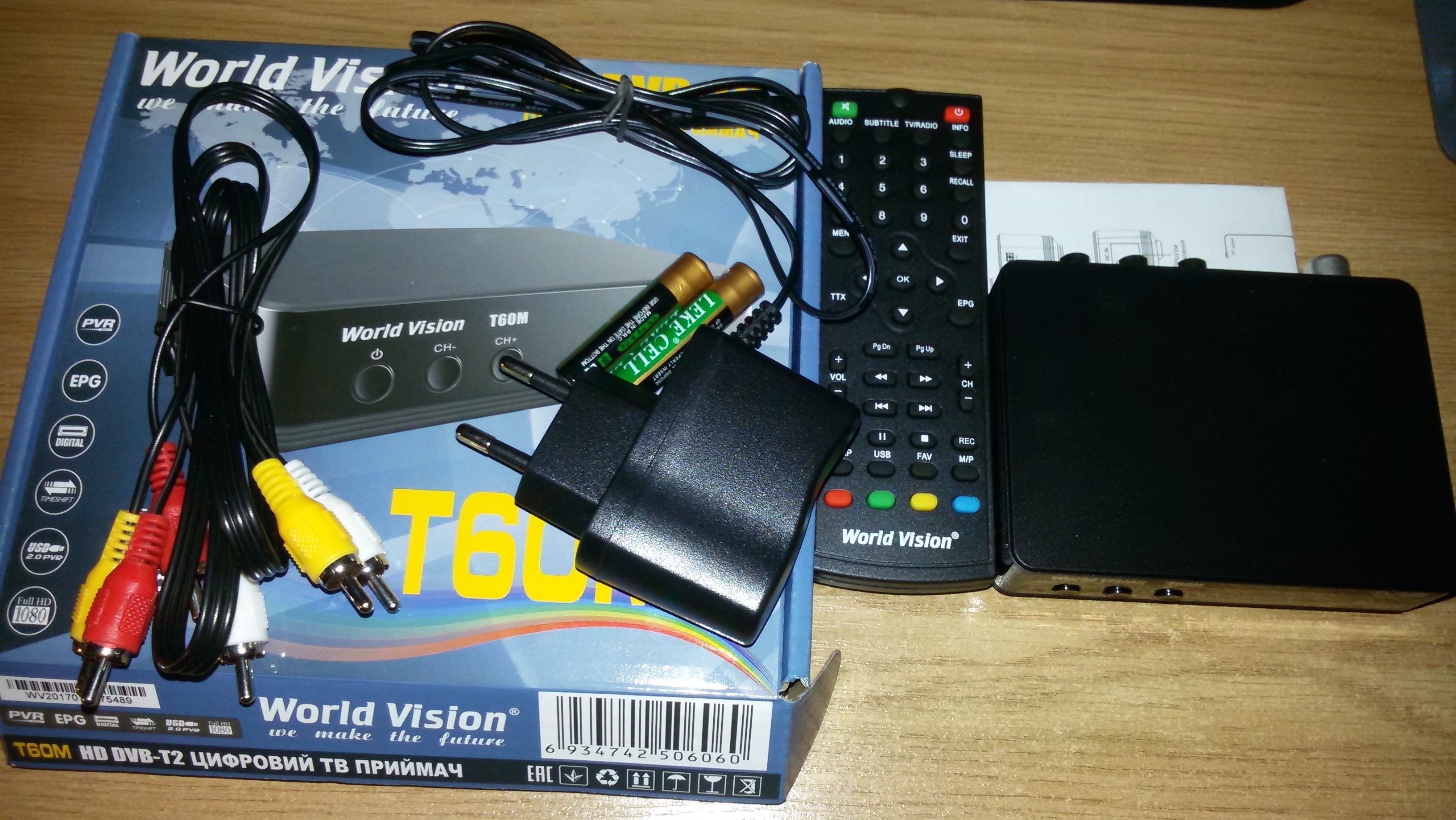 World vision t60m какие форматы usb