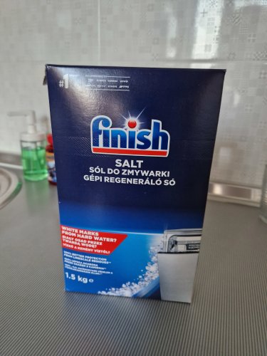 Фото Засіб для пом'якшення води Finish Сіль для посудомийних машин 1,5 кг (8594002682736) від користувача 2364275