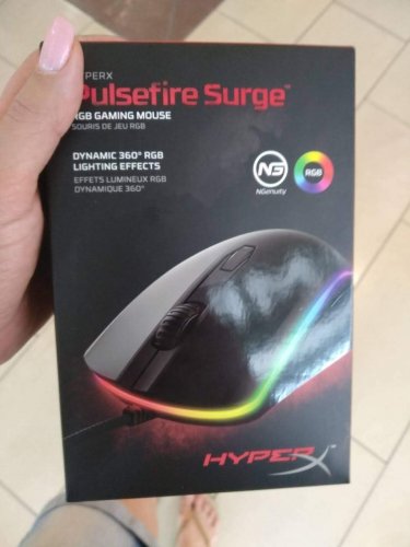 Фото Миша HyperX Pulsefire Surge USB Black (HX-MC002B, 4P5Q1AA) від користувача Nikita Slatin