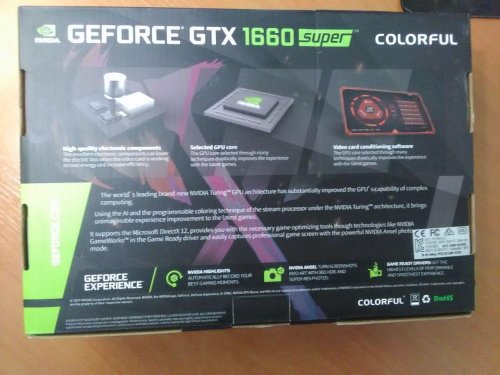 Фото Відеокарта Colorful GeForce GTX 1660 Super NB 6G-V (GTX 1660 SUPER NB 6G-V) від користувача Its Dreaming