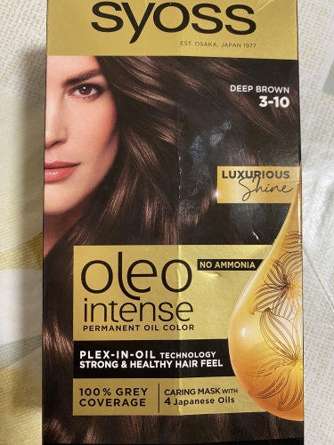 Фото  Syoss Фарба для волосся  Oleo Intense 3-10 Глибокий каштановий 115 мл (9000100840743 ) від користувача Bozhena Voitko