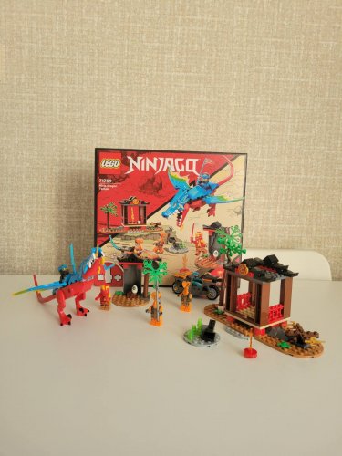 Фото Блоковий конструктор LEGO Ninjago Храм ніндзя-дракон 161 деталь (71759) від користувача 2364275