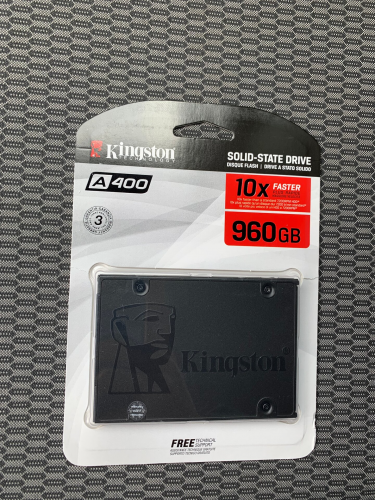 Фото SSD накопичувач Kingston A400 960 GB (SA400S37/960G) від користувача Vadim Shumevko