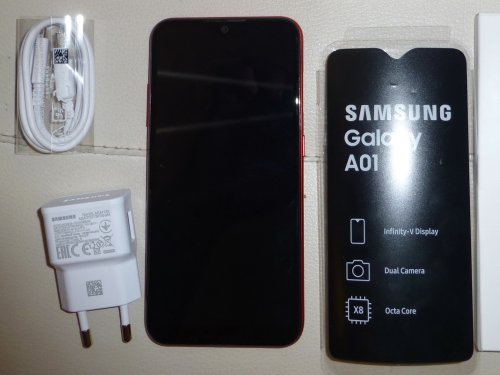 Фото Смартфон Samsung Galaxy A01 2/16GB Red (SM-A015FZRD) від користувача yxxx