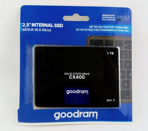Фото SSD накопичувач GOODRAM CX400 Gen.2 1 TB (SSDPR-CX400-01T-G2) від користувача grindcorefan1