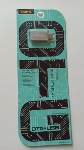 Фото Адаптер USB Type-C REMAX RA-OTG1 USB to Type-C silver від користувача Turbo-Yurik