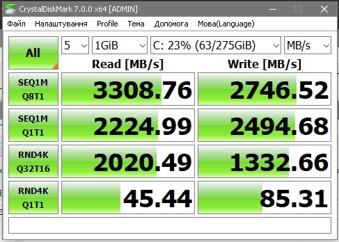 Фото SSD накопичувач DATO DP700 Pro 512 GB (DP700PSSD-512GB) від користувача Andrey Kym