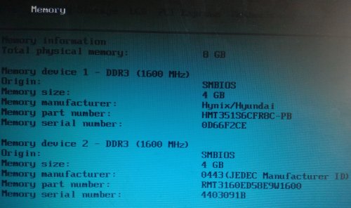 Фото Пам'ять для ноутбуків SK hynix 4 GB SO-DIMM DDR3 1600 MHz (HMT351S6CFR8C-PB) від користувача Naz