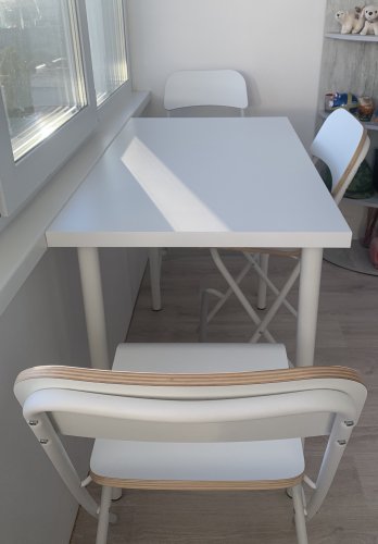 Фото Письмовий стіл IKEA LINNMON/OLOV 100x60h63-93 (194.161.98) від користувача Ірина Юріївна