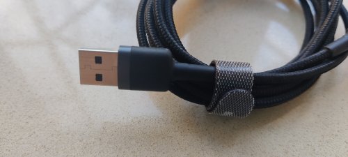 Фото Кабель Micro USB Baseus Cafule Cable USB For Micro 2.4A 2M Gray+Black (CAMKLF-CG1) від користувача N.George