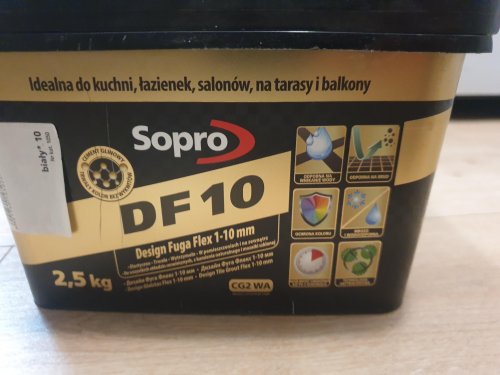 Фото Затирка (фуга) для плитки Sopro DF 10 1050 5 кг від користувача Sergey