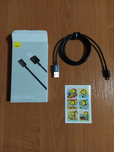 Фото Кабель Micro USB Baseus USB - micro-USB Superior Series 1 m Black (CAMYS-01) від користувача Isolar