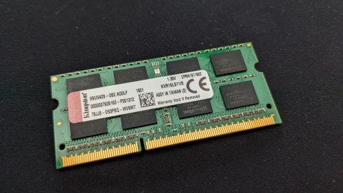 Фото Пам'ять для ноутбуків Kingston 8 GB SO-DIMM DDR3L 1600 MHz (KVR16LS11/8) від користувача Володимир Вівчар