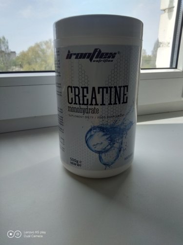 Фото Креатин IronFlex Nutrition Creatine Monohydrate 500 g /100 servings/ Natural від користувача Олександр Кириченко