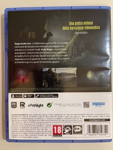 Фото Гра для PS5  Alan Wake 2 Deluxe Edition PS5 (5056635609427) від користувача Славик Нестеренко